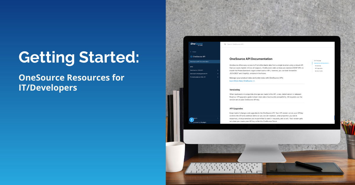 Getting Started: OneSource for Developers